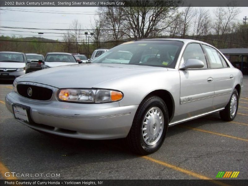 Sterling Silver Metallic / Medium Gray 2002 Buick Century Limited