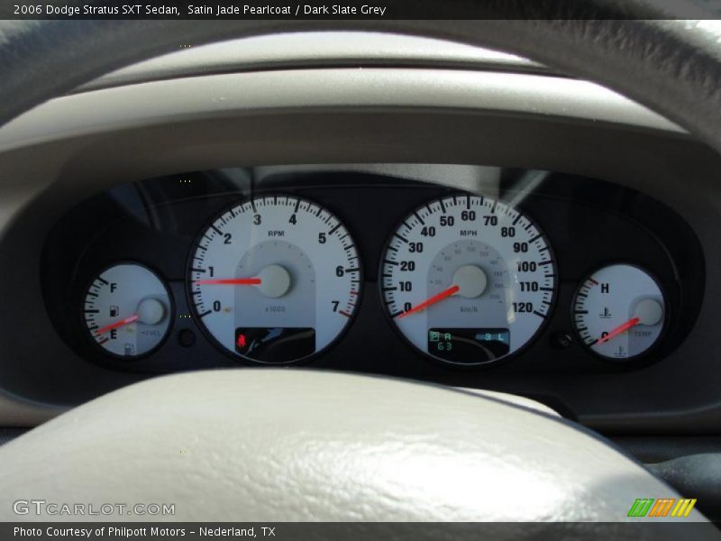Satin Jade Pearlcoat / Dark Slate Grey 2006 Dodge Stratus SXT Sedan