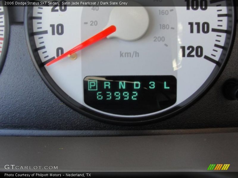 Satin Jade Pearlcoat / Dark Slate Grey 2006 Dodge Stratus SXT Sedan