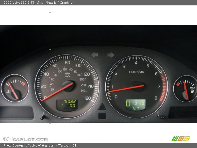 Silver Metallic / Graphite 2009 Volvo S60 2.5T