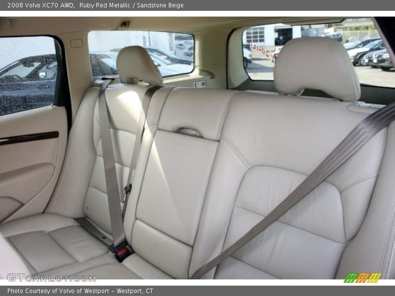 Ruby Red Metallic / Sandstone Beige 2008 Volvo XC70 AWD
