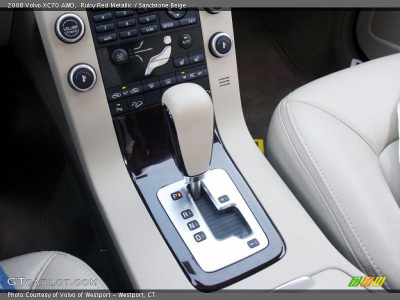Ruby Red Metallic / Sandstone Beige 2008 Volvo XC70 AWD