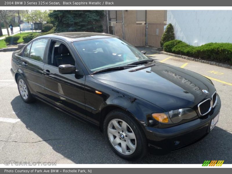 Black Sapphire Metallic / Black 2004 BMW 3 Series 325xi Sedan