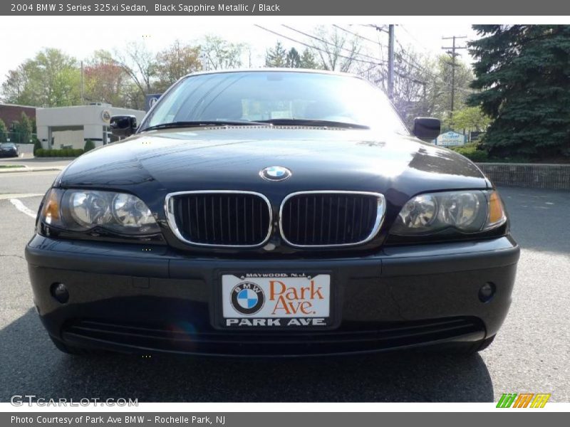 Black Sapphire Metallic / Black 2004 BMW 3 Series 325xi Sedan