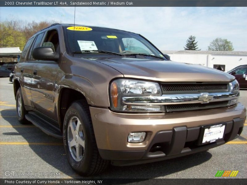 Sandalwood Metallic / Medium Oak 2003 Chevrolet TrailBlazer LT 4x4