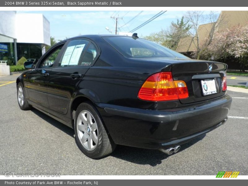 Black Sapphire Metallic / Black 2004 BMW 3 Series 325xi Sedan