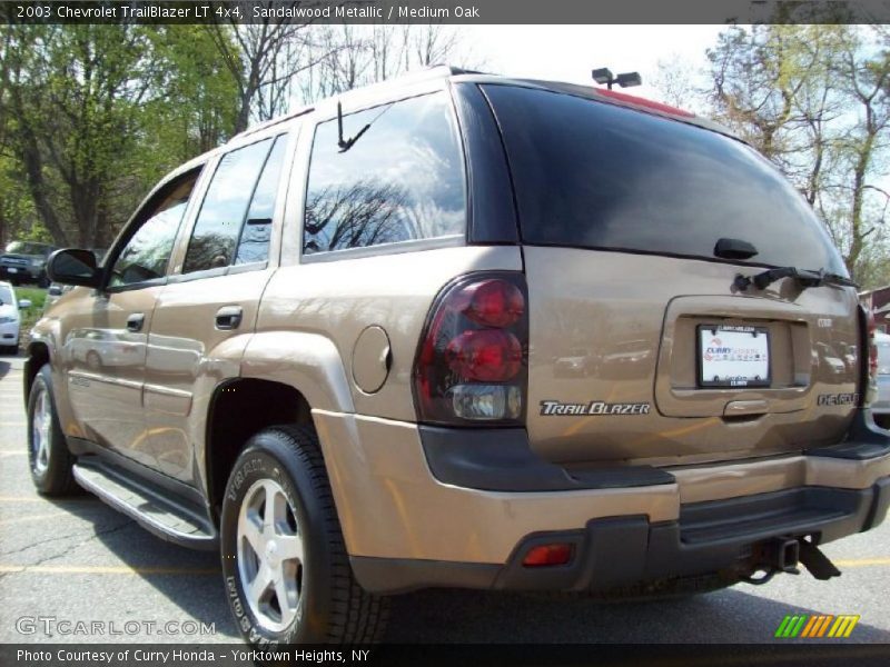 Sandalwood Metallic / Medium Oak 2003 Chevrolet TrailBlazer LT 4x4