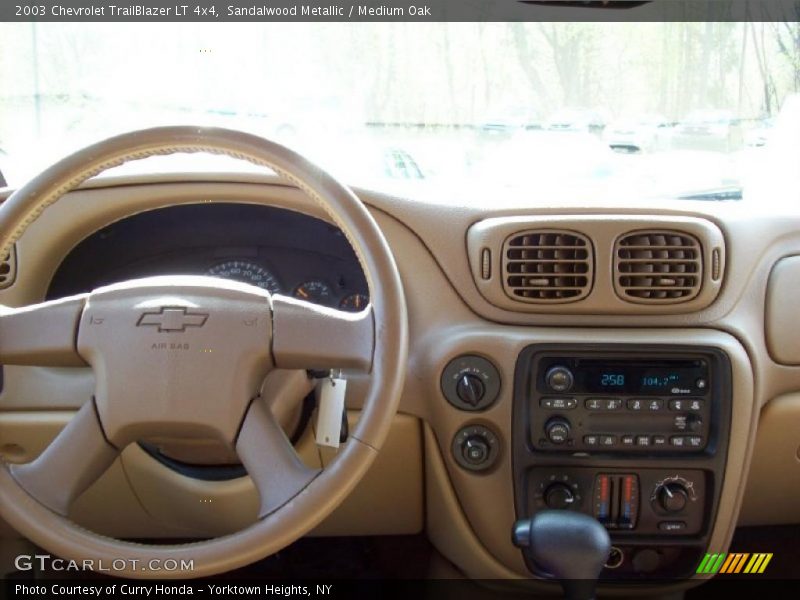 Sandalwood Metallic / Medium Oak 2003 Chevrolet TrailBlazer LT 4x4