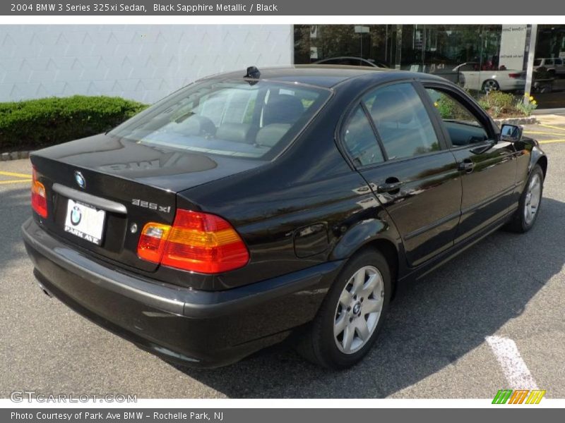 Black Sapphire Metallic / Black 2004 BMW 3 Series 325xi Sedan