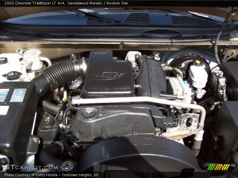 Sandalwood Metallic / Medium Oak 2003 Chevrolet TrailBlazer LT 4x4