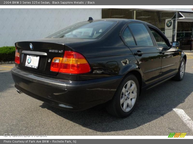 Black Sapphire Metallic / Black 2004 BMW 3 Series 325xi Sedan