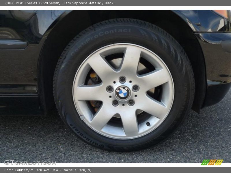 Black Sapphire Metallic / Black 2004 BMW 3 Series 325xi Sedan