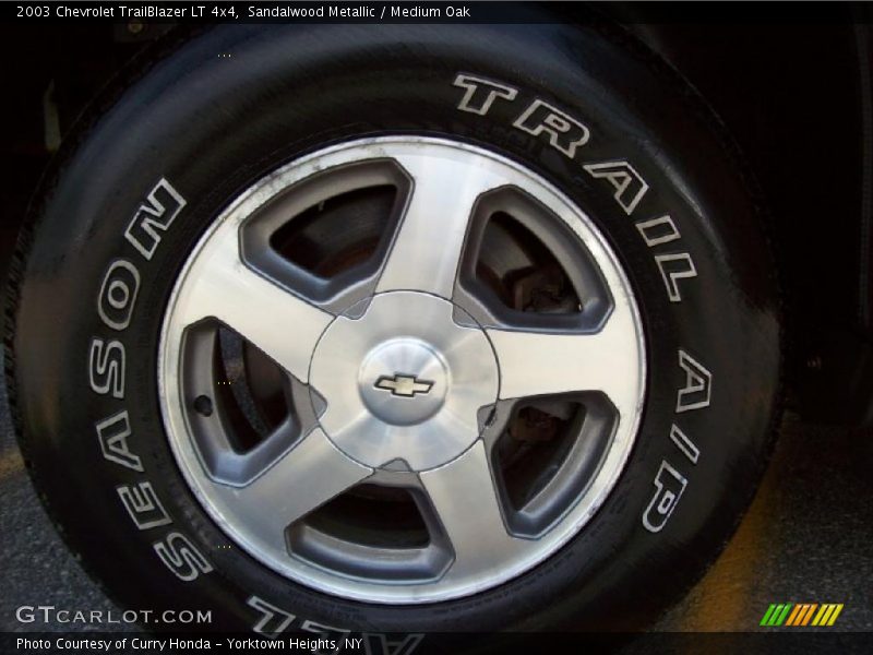 Sandalwood Metallic / Medium Oak 2003 Chevrolet TrailBlazer LT 4x4