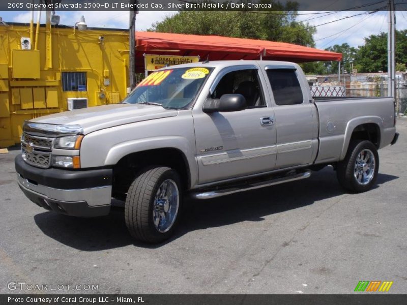Silver Birch Metallic / Dark Charcoal 2005 Chevrolet Silverado 2500HD LT Extended Cab