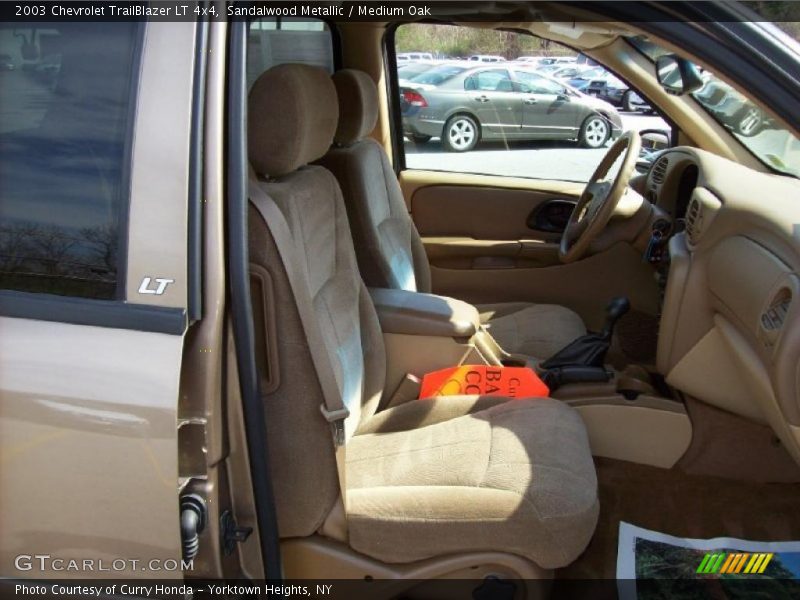 Sandalwood Metallic / Medium Oak 2003 Chevrolet TrailBlazer LT 4x4