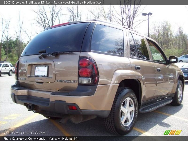 Sandalwood Metallic / Medium Oak 2003 Chevrolet TrailBlazer LT 4x4