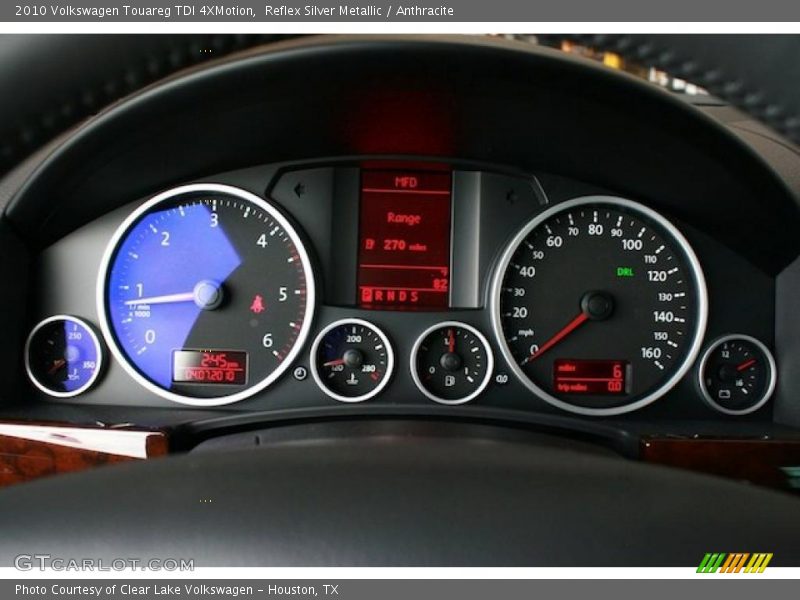 Reflex Silver Metallic / Anthracite 2010 Volkswagen Touareg TDI 4XMotion