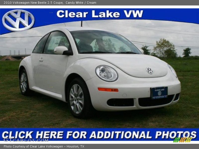 Candy White / Cream 2010 Volkswagen New Beetle 2.5 Coupe