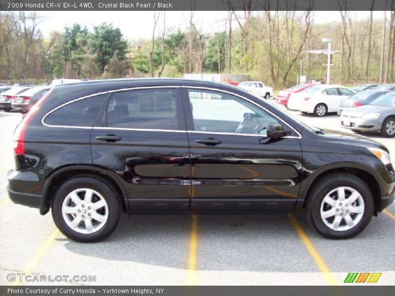 Crystal Black Pearl / Black 2009 Honda CR-V EX-L 4WD