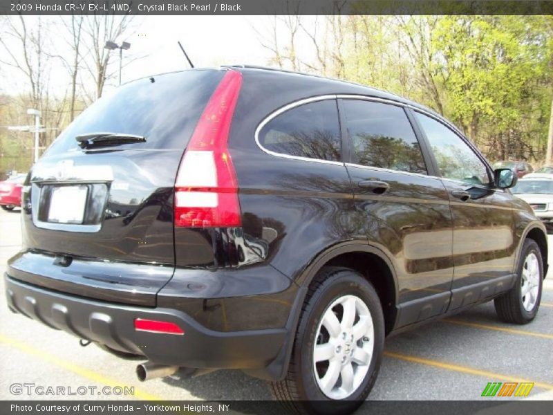 Crystal Black Pearl / Black 2009 Honda CR-V EX-L 4WD