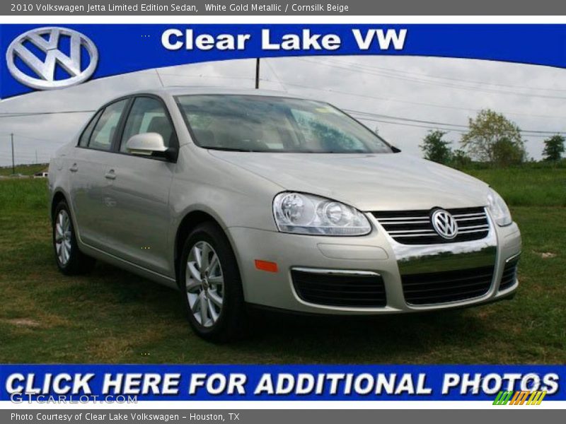 White Gold Metallic / Cornsilk Beige 2010 Volkswagen Jetta Limited Edition Sedan
