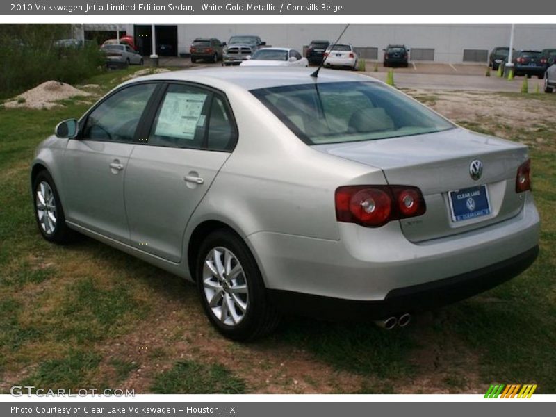 White Gold Metallic / Cornsilk Beige 2010 Volkswagen Jetta Limited Edition Sedan