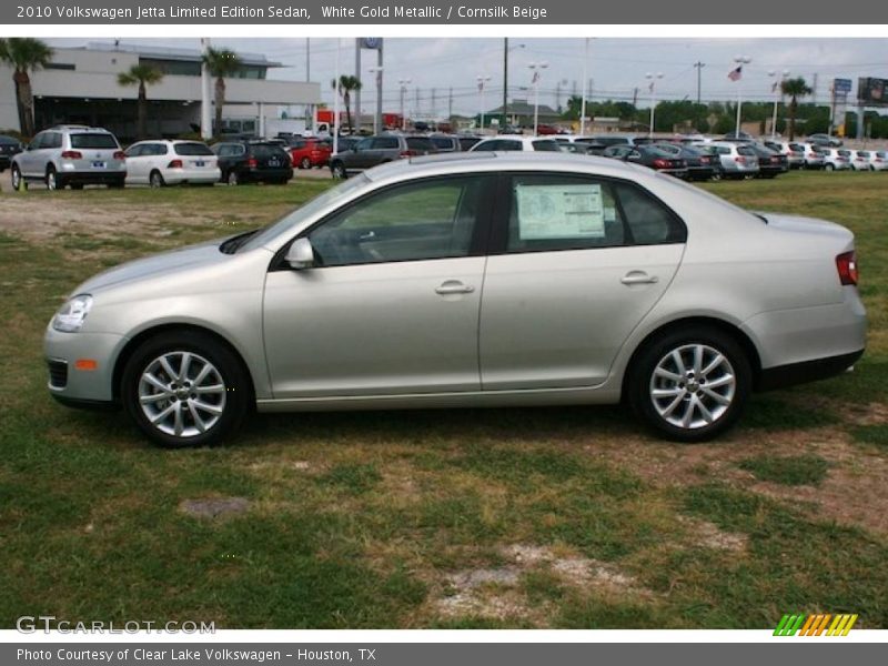 White Gold Metallic / Cornsilk Beige 2010 Volkswagen Jetta Limited Edition Sedan