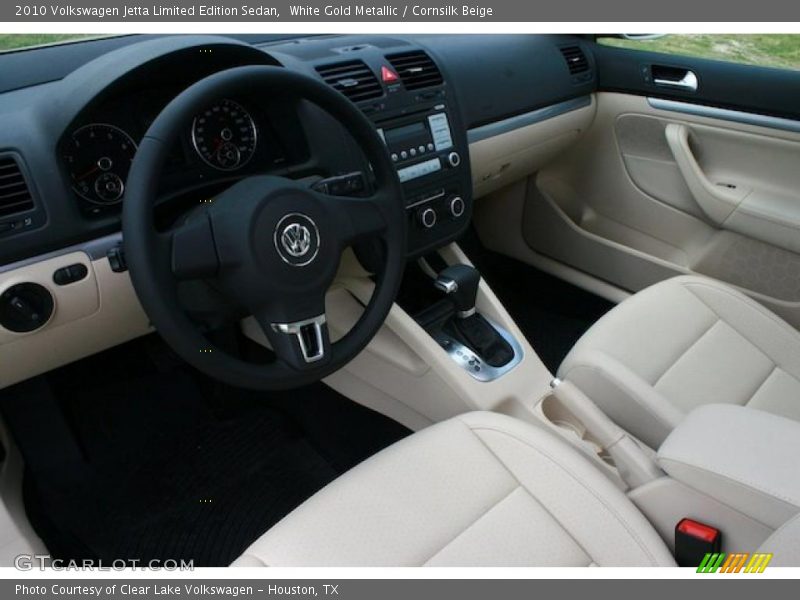 White Gold Metallic / Cornsilk Beige 2010 Volkswagen Jetta Limited Edition Sedan