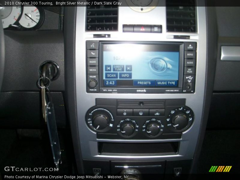 Bright Silver Metallic / Dark Slate Gray 2010 Chrysler 300 Touring