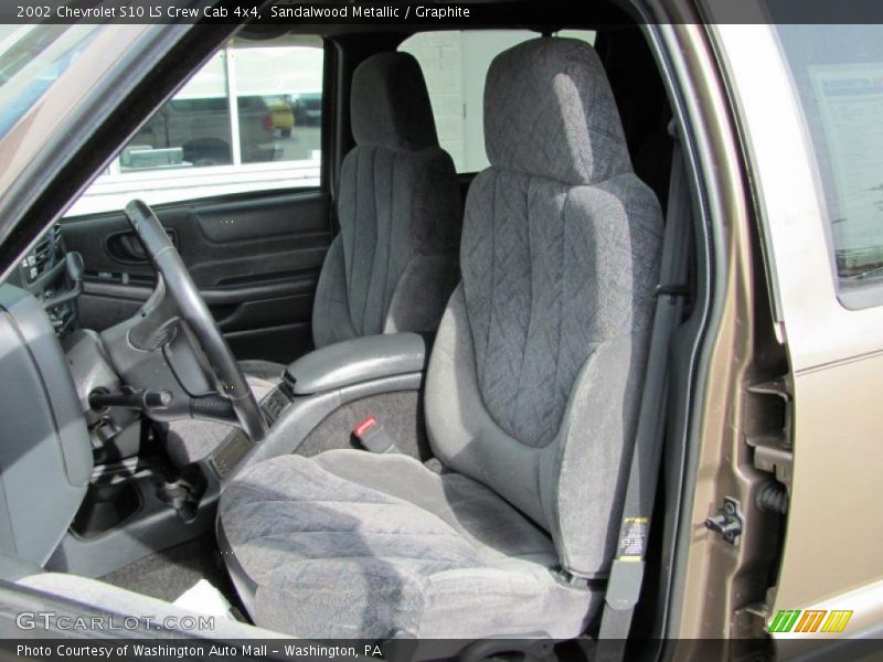 Sandalwood Metallic / Graphite 2002 Chevrolet S10 LS Crew Cab 4x4