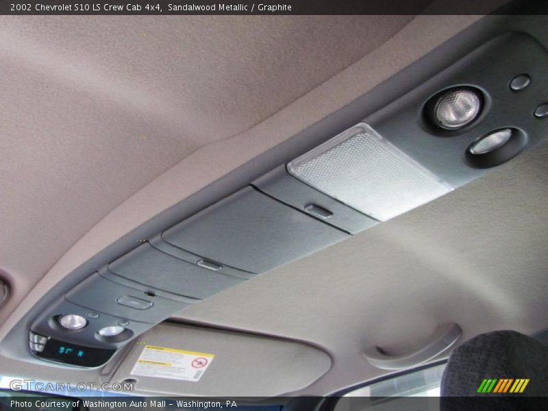 Sandalwood Metallic / Graphite 2002 Chevrolet S10 LS Crew Cab 4x4