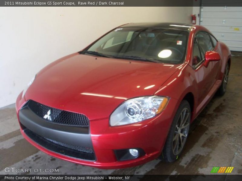 Rave Red / Dark Charcoal 2011 Mitsubishi Eclipse GS Sport Coupe