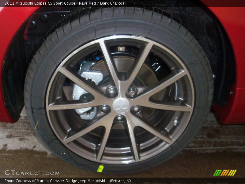 Rave Red / Dark Charcoal 2011 Mitsubishi Eclipse GS Sport Coupe
