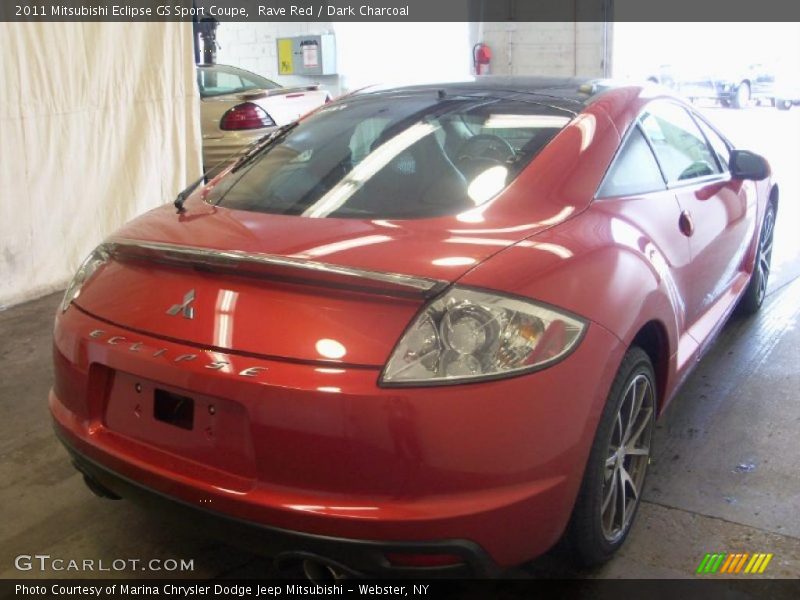 Rave Red / Dark Charcoal 2011 Mitsubishi Eclipse GS Sport Coupe