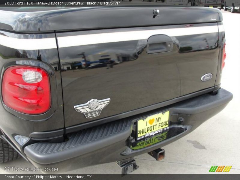 Black / Black/Silver 2003 Ford F150 Harley-Davidson SuperCrew