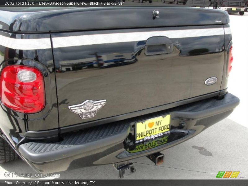 Black / Black/Silver 2003 Ford F150 Harley-Davidson SuperCrew