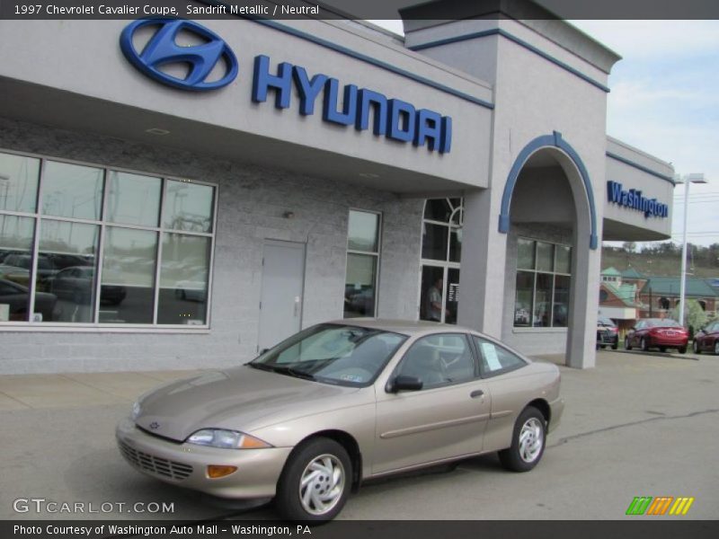 Sandrift Metallic / Neutral 1997 Chevrolet Cavalier Coupe