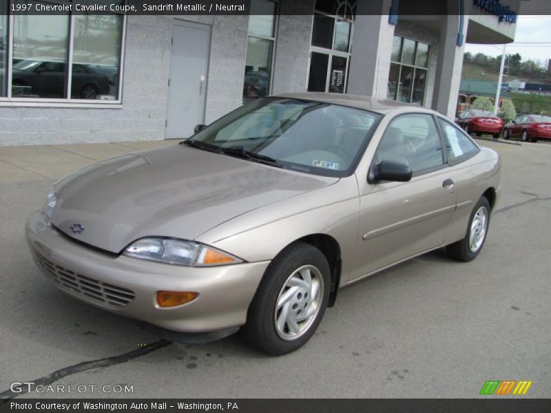 Sandrift Metallic / Neutral 1997 Chevrolet Cavalier Coupe