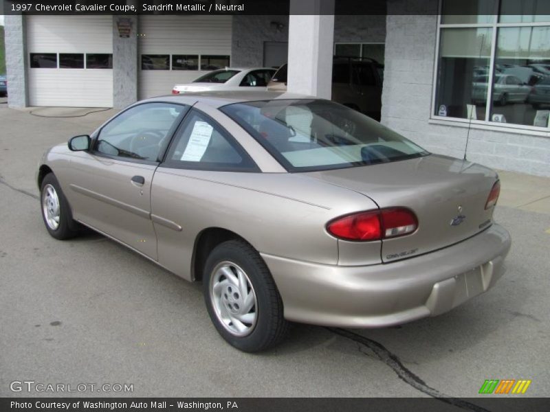 Sandrift Metallic / Neutral 1997 Chevrolet Cavalier Coupe