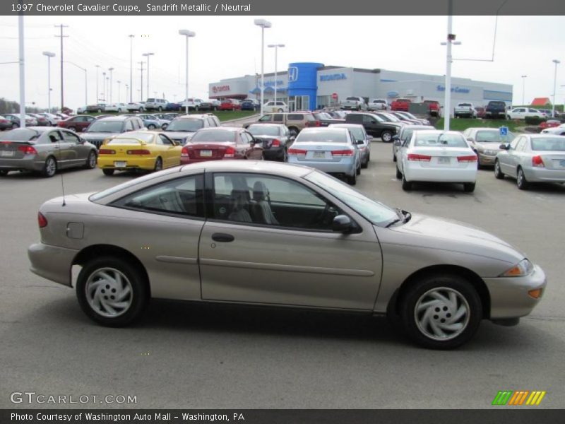 Sandrift Metallic / Neutral 1997 Chevrolet Cavalier Coupe