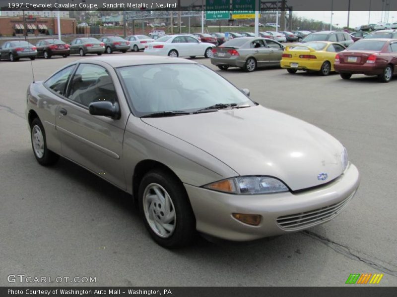 Sandrift Metallic / Neutral 1997 Chevrolet Cavalier Coupe
