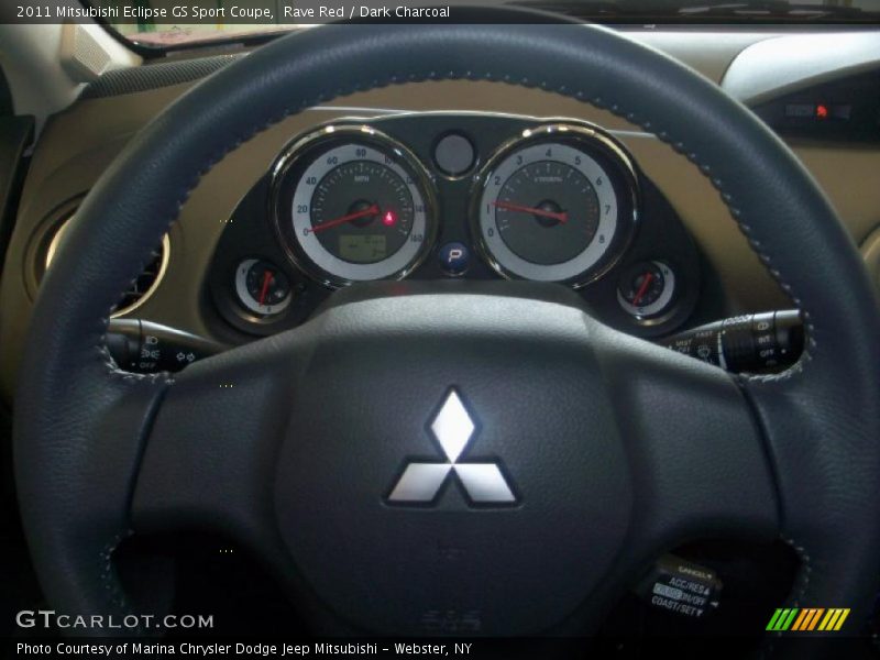 Rave Red / Dark Charcoal 2011 Mitsubishi Eclipse GS Sport Coupe