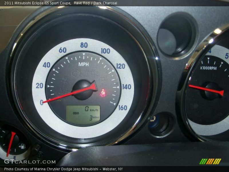 Rave Red / Dark Charcoal 2011 Mitsubishi Eclipse GS Sport Coupe