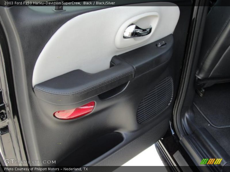 Black / Black/Silver 2003 Ford F150 Harley-Davidson SuperCrew