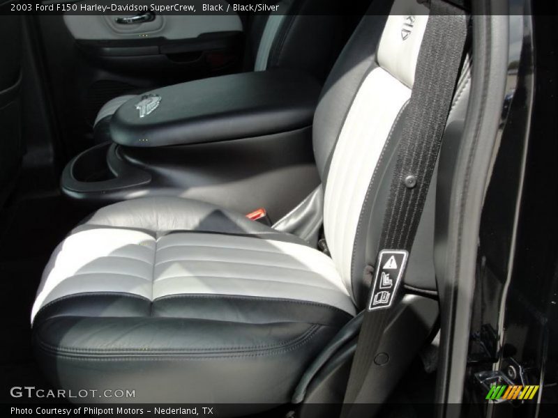 Black / Black/Silver 2003 Ford F150 Harley-Davidson SuperCrew