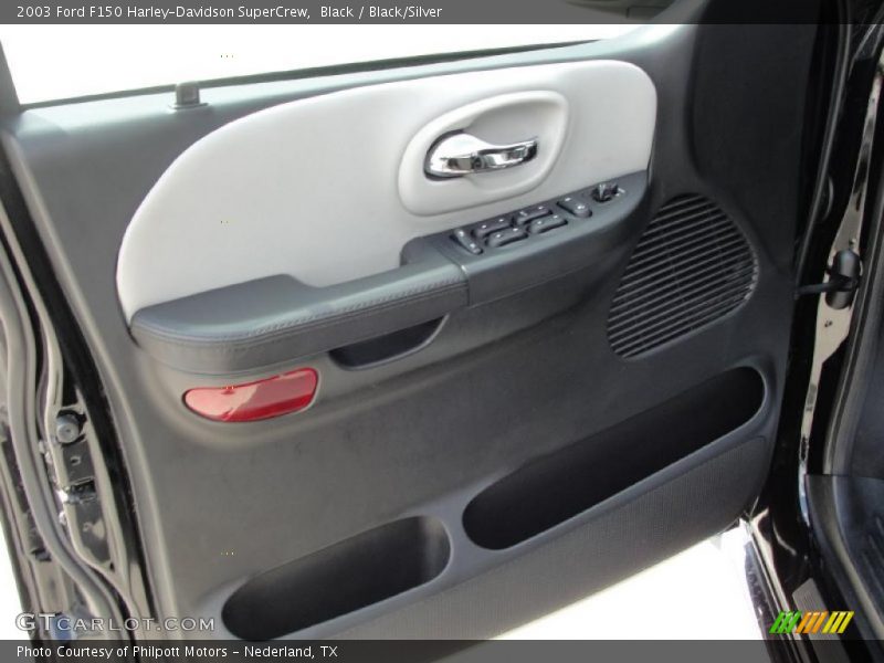 Black / Black/Silver 2003 Ford F150 Harley-Davidson SuperCrew