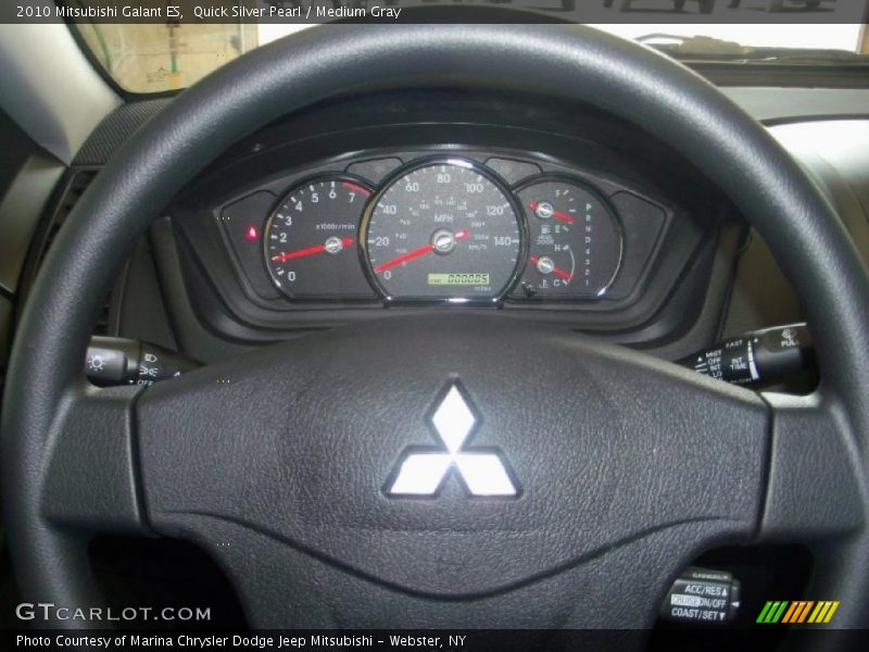Quick Silver Pearl / Medium Gray 2010 Mitsubishi Galant ES