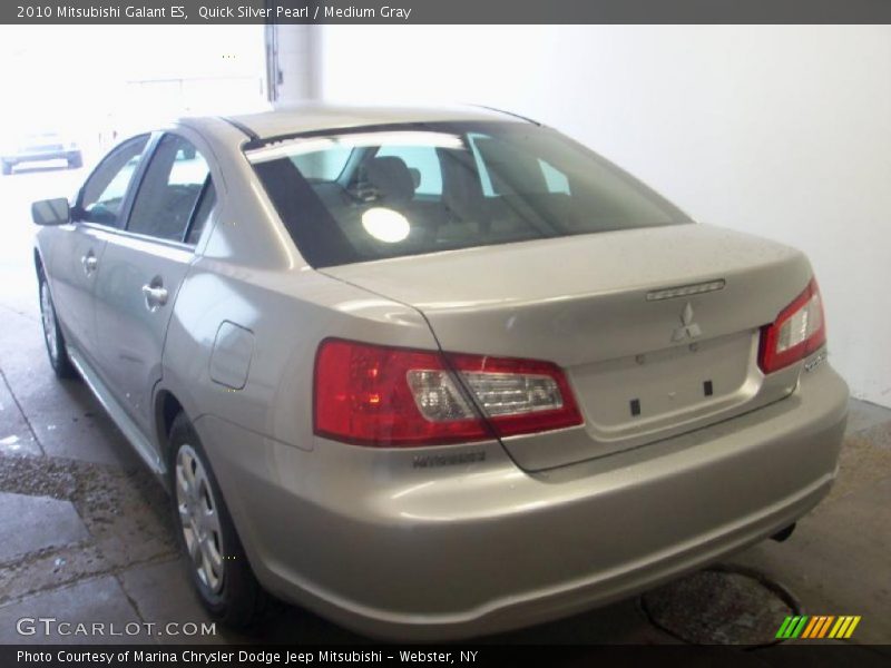 Quick Silver Pearl / Medium Gray 2010 Mitsubishi Galant ES