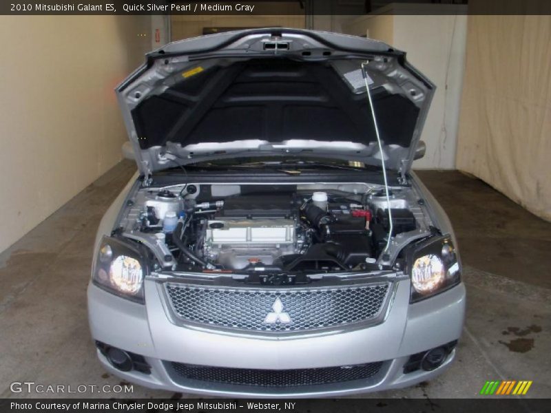 Quick Silver Pearl / Medium Gray 2010 Mitsubishi Galant ES