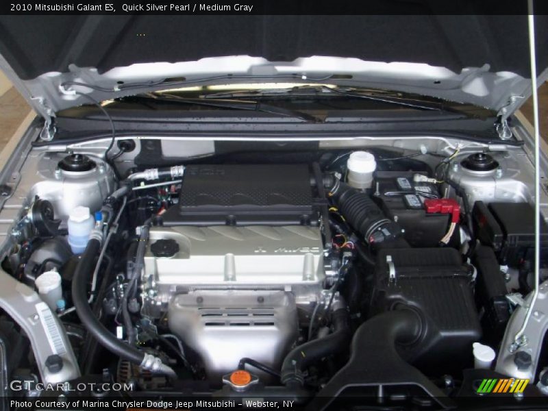 Quick Silver Pearl / Medium Gray 2010 Mitsubishi Galant ES